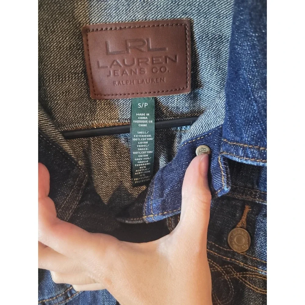 Lauren Ralph Lauren Blye Denim Jacket - Womens Size Small - Picture 3 of 5